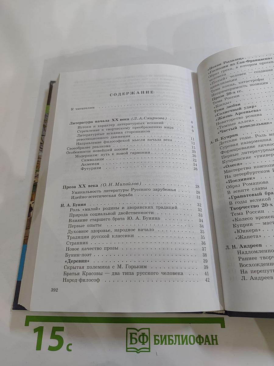 Литература. 11 класс. Часть 1