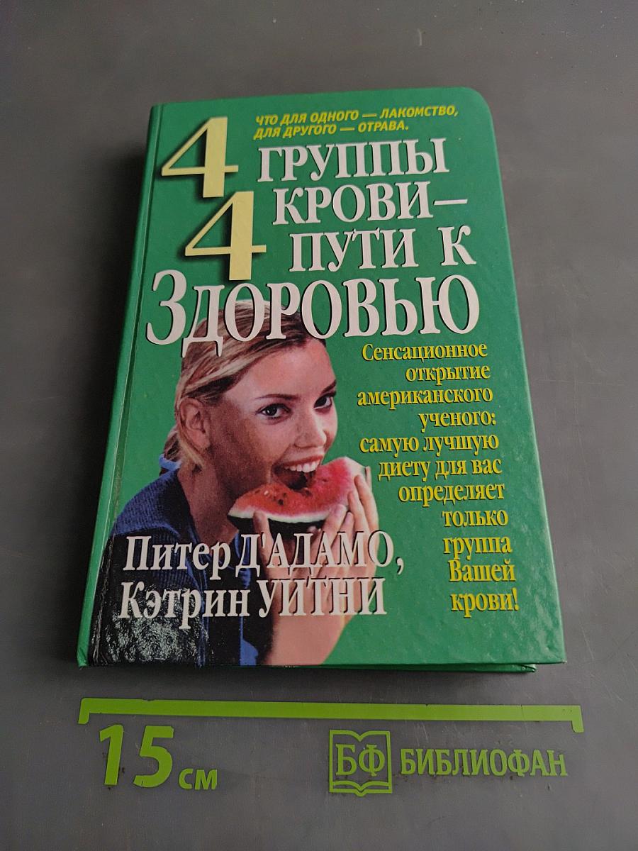 4 группы крови – 4 пути к здоровью