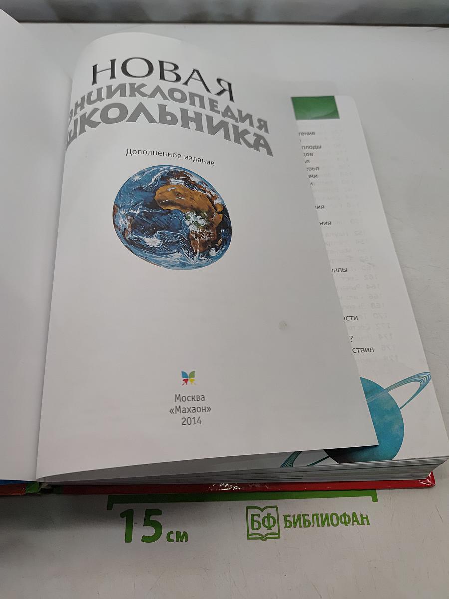 Новая энциклопедия школьника
