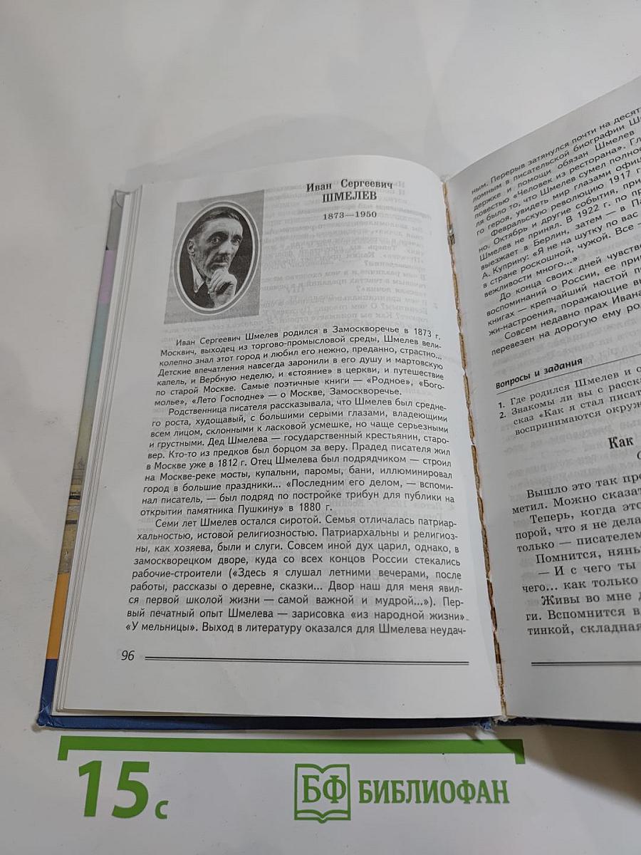 Литература, 8 класс, Часть 2