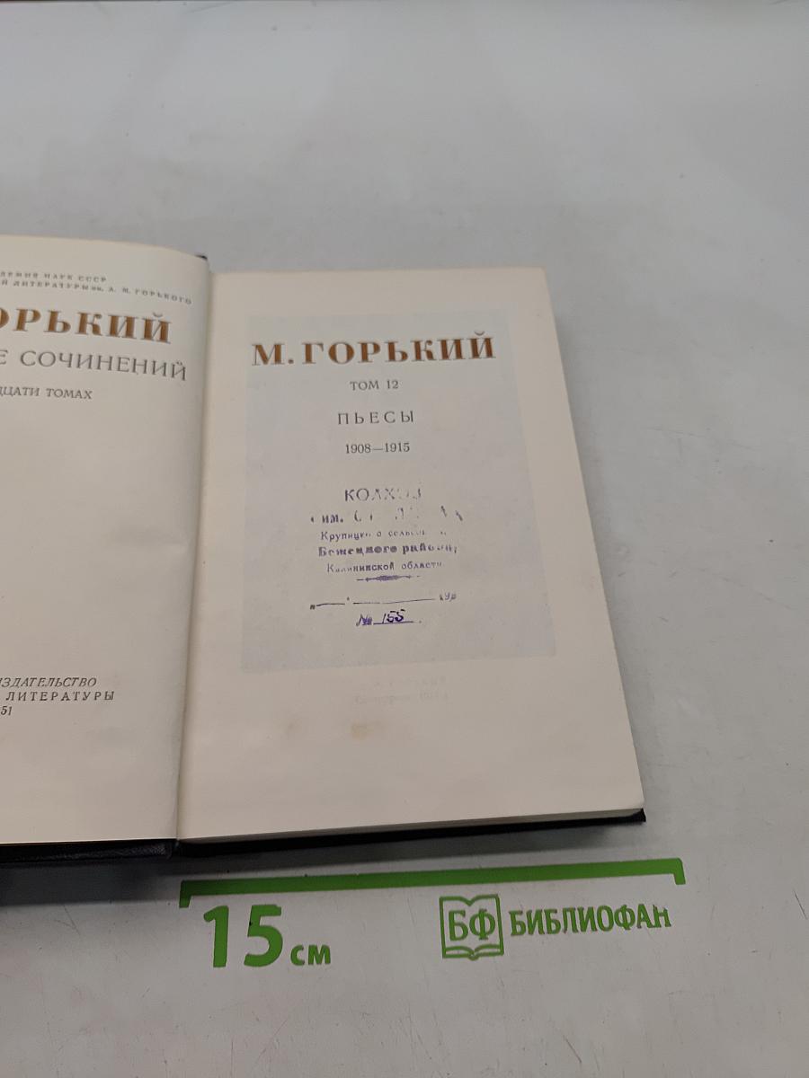 Пьесы. Том 12