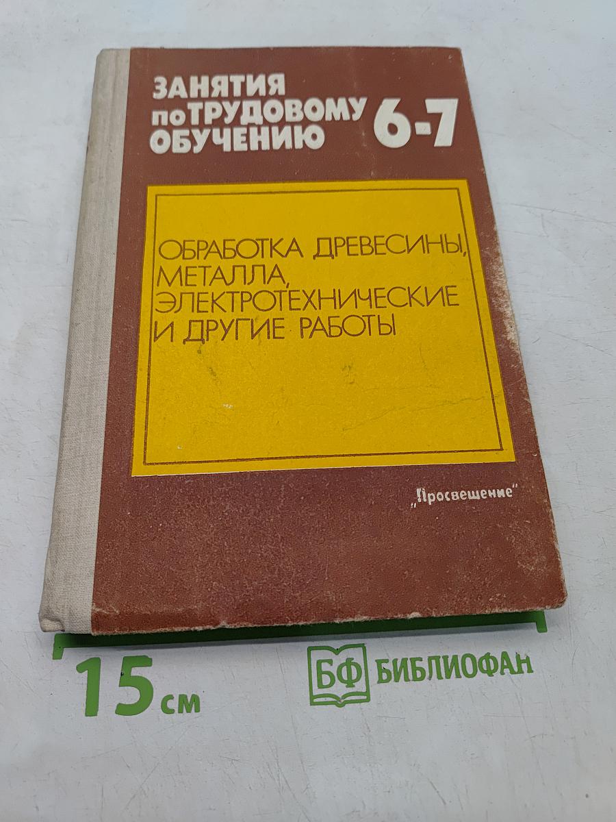 Занятия по трудовому обучению. 6-7. Обработка древесины, металла, электротехнические и другие работы