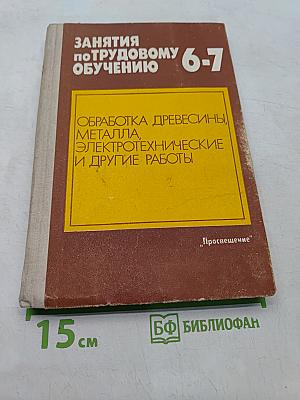 Занятия по трудовому обучению. 6-7. Обработка древесины, металла, электротехнические и другие работы