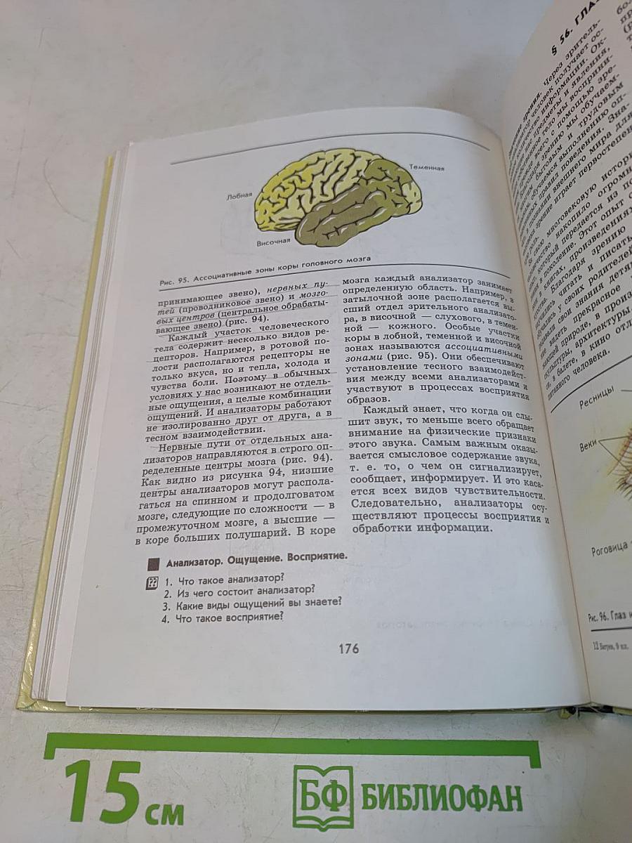 Биология. Человек. Учебник для 9 кл. общеобразоват. учеб. заведений