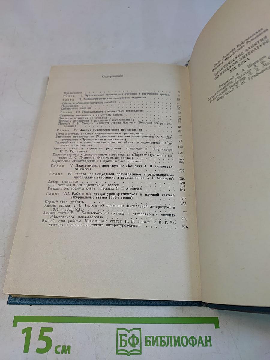 Практические занятия по русской литературе XIX века