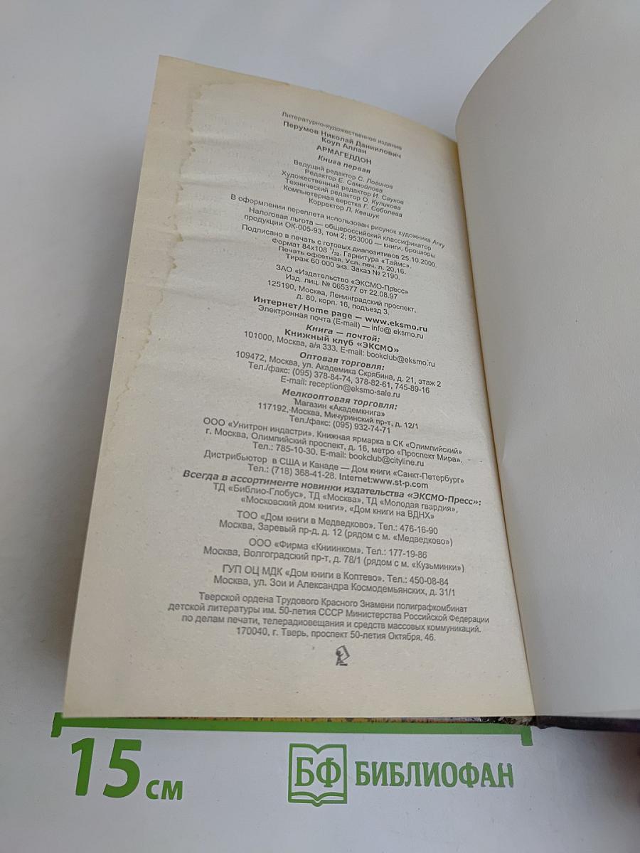 Армагеддон. Книга первая