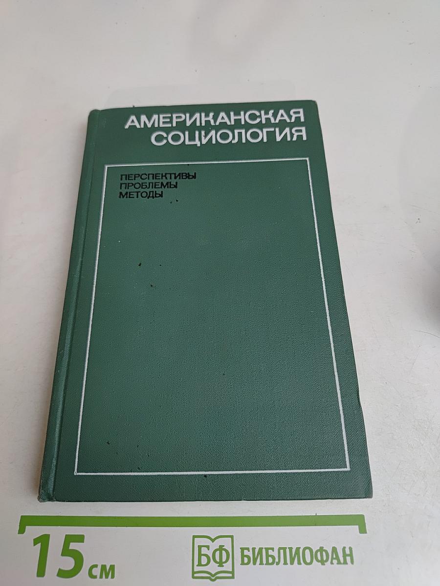Американская социология: Перспективы, проблемы, методы