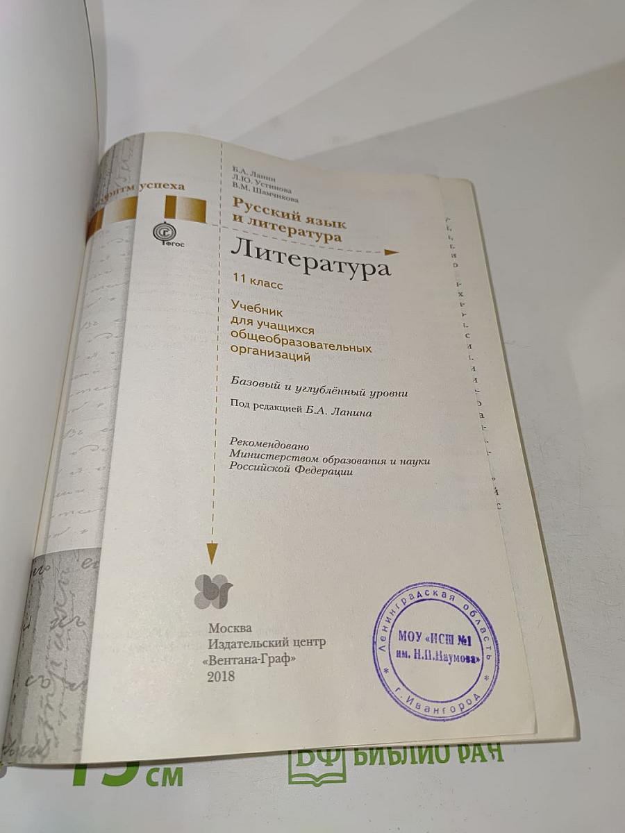 Литература 11 класс