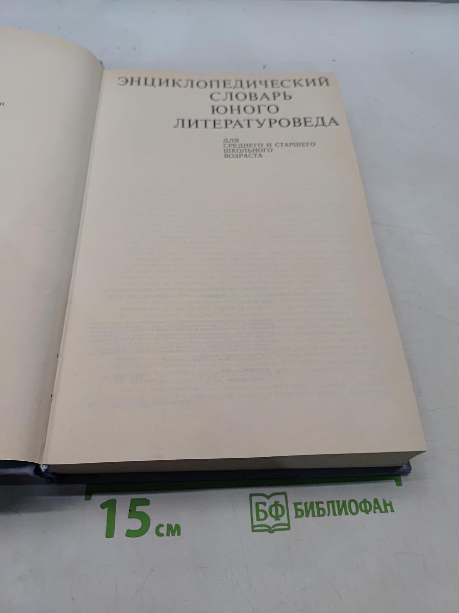 Энциклопедический словарь юного литературоведа