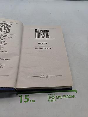 Баязет. Миниатюры