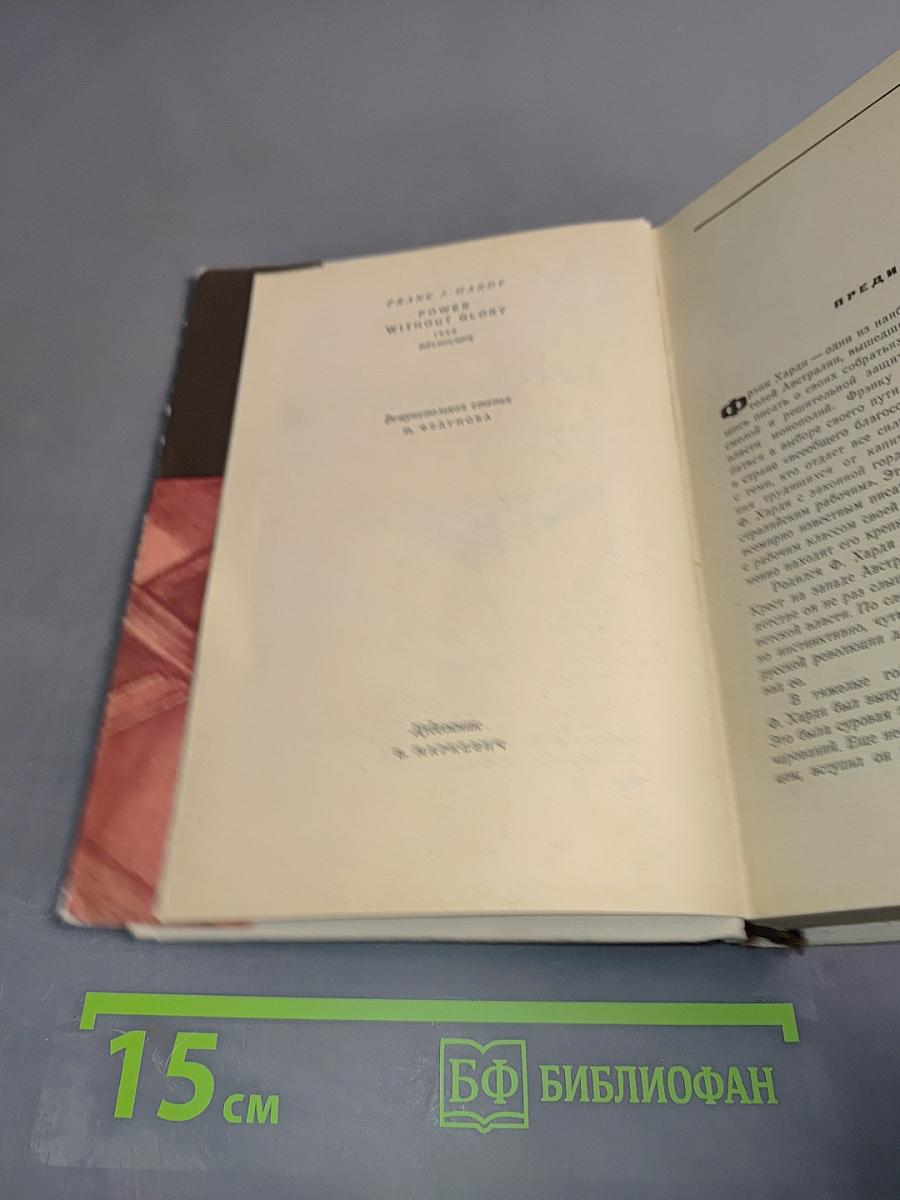 Власть без славы. Книга первая