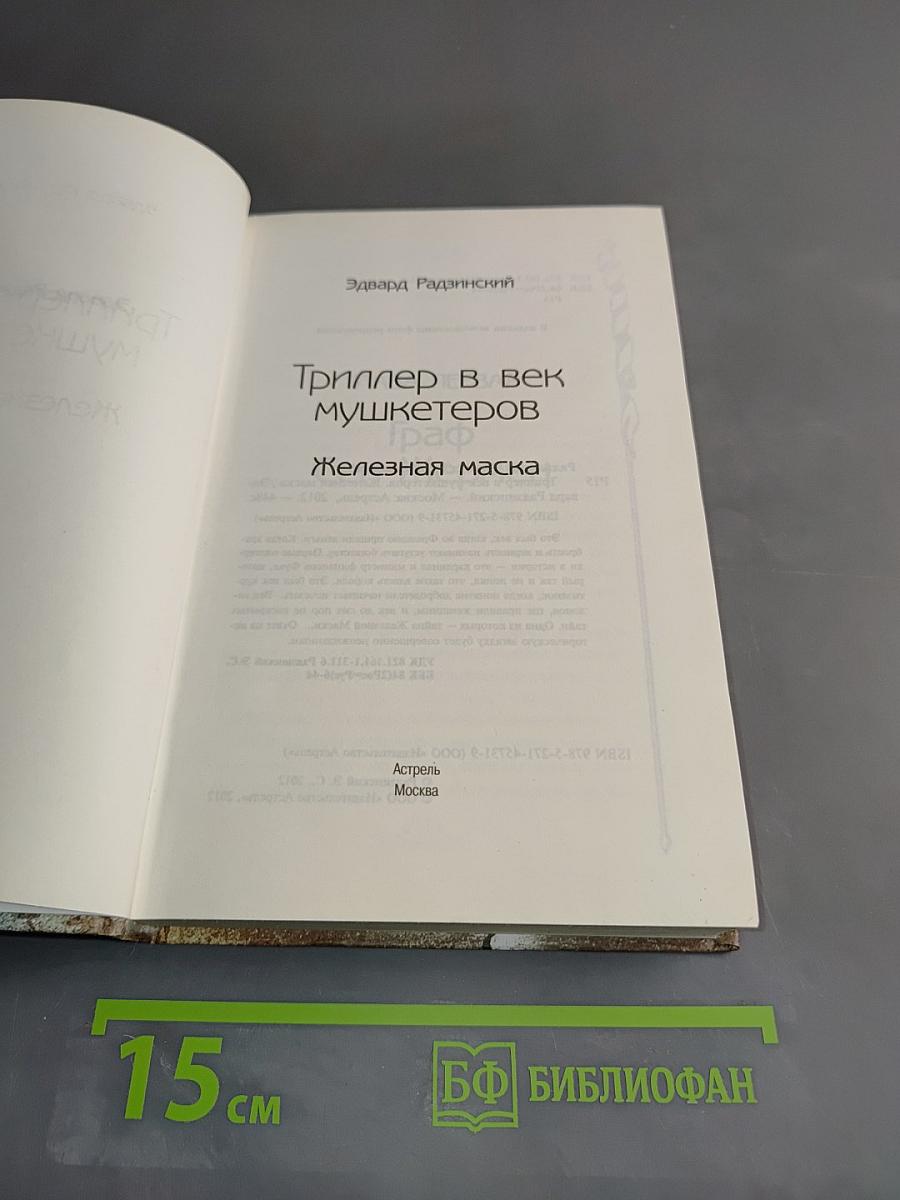 Железная маска. Триллер в век мушкетеров