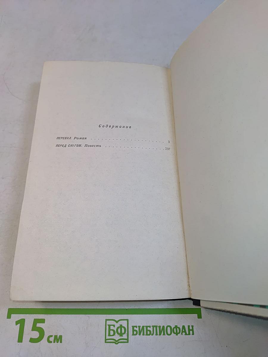 Перевал. Перед снегом