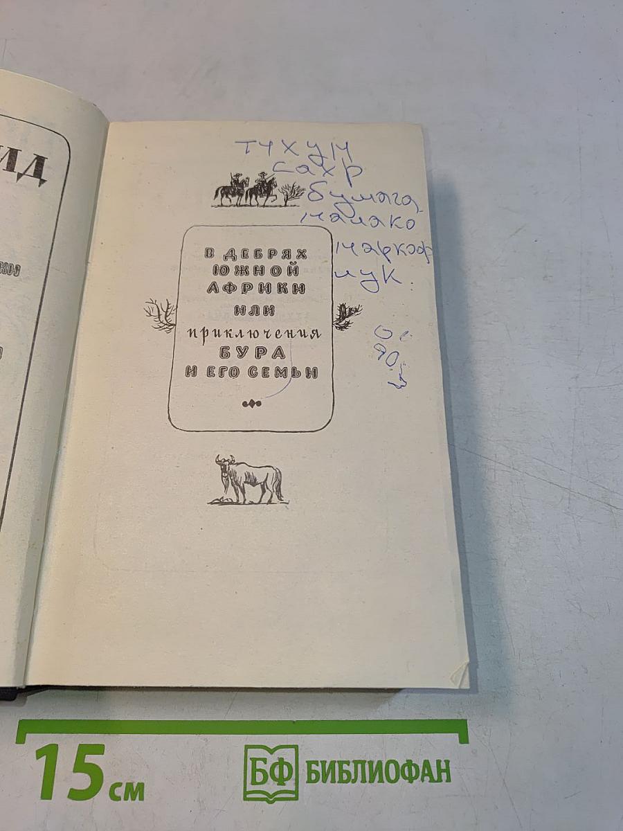 В дебрях Южной Африки. Юные охотники. Охотники за жирафами. Том четвертый