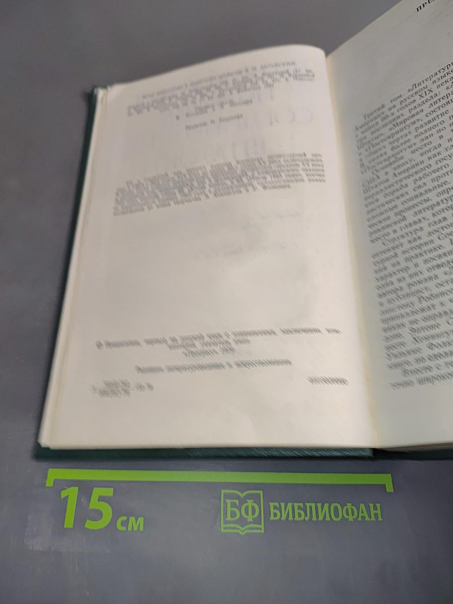 Литературная история Соединенных Штатов Америки. Том III