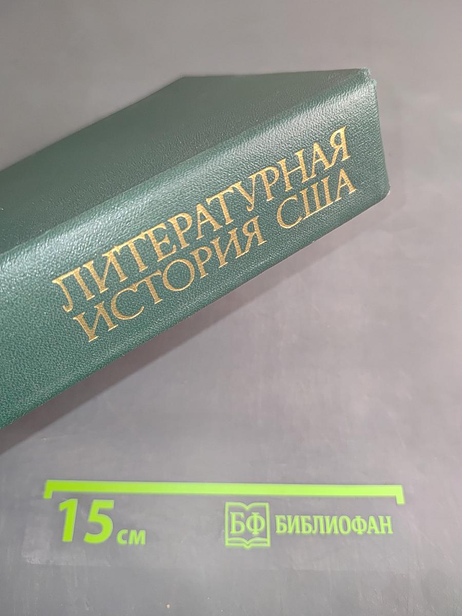 Литературная история Соединенных Штатов Америки. Том III