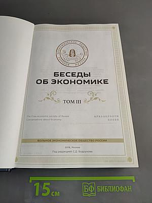 Беседы об экономике. Том III