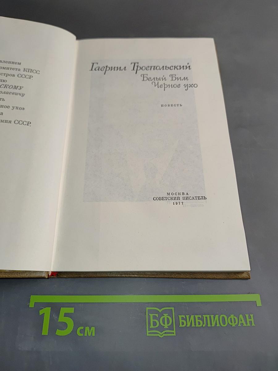 Белый Бим Черное ухо