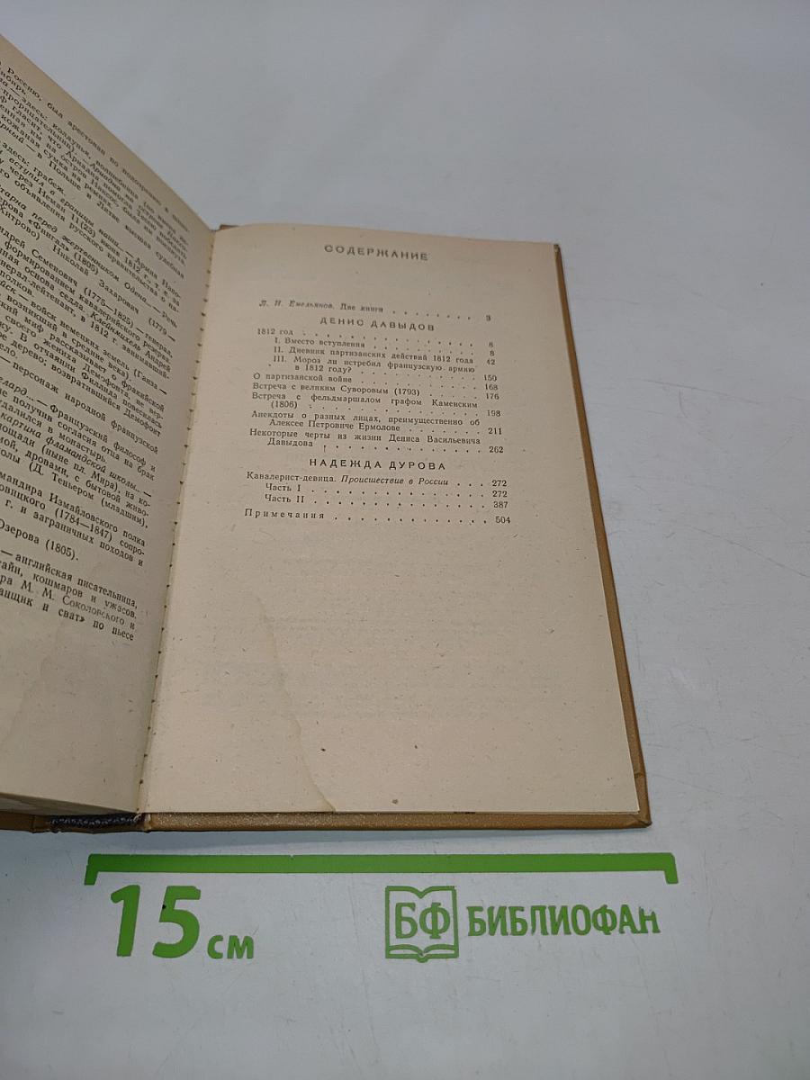 Дневник партизанских действий 1812 г. Записки кавалерист-девицы