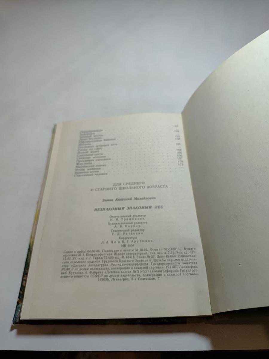 Незнакомый знакомый лес