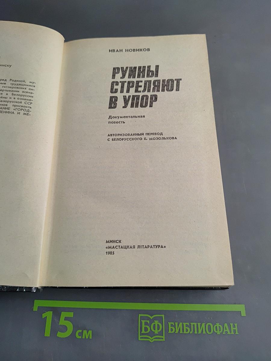 Руины стреляют в упор