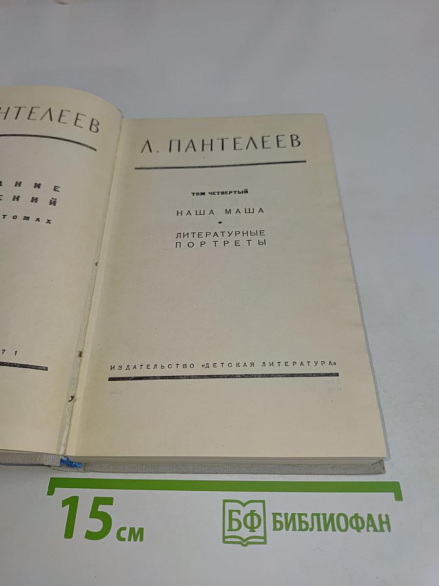 Наша Маша. Литературные портреты. Том четвертый