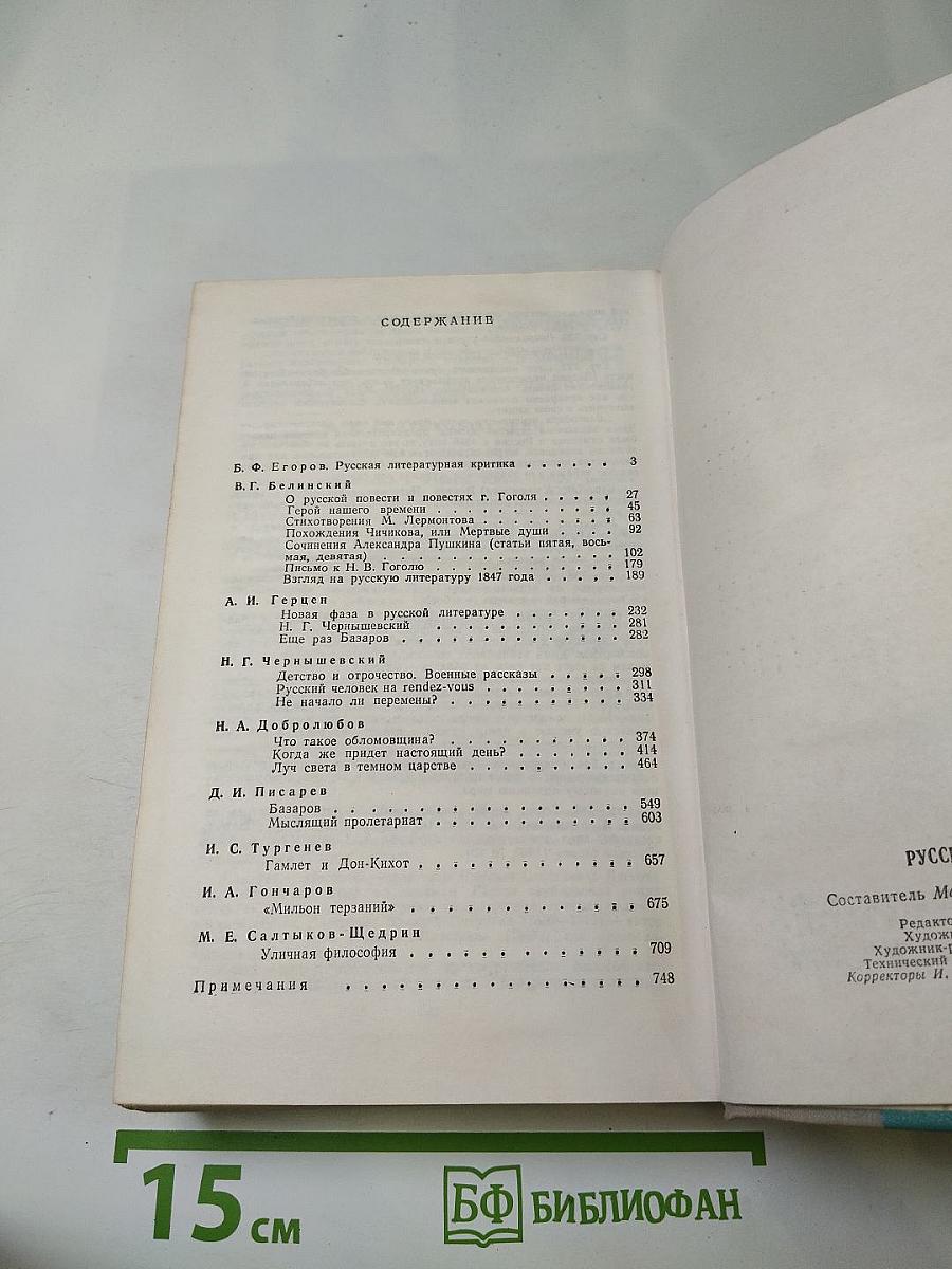 Русская критика