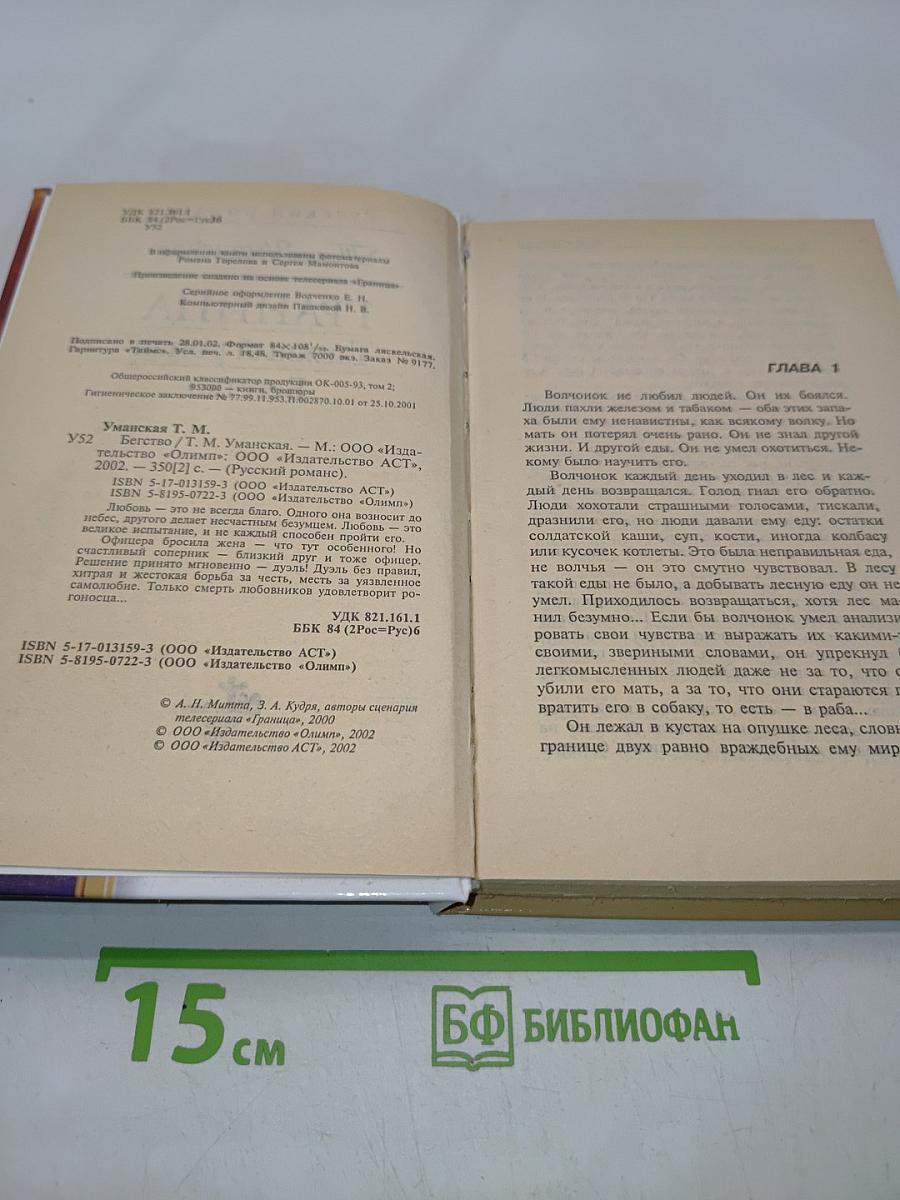 Граница. Таежный роман. Бегство