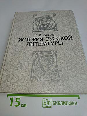 История русской литературы Х-ХХ века