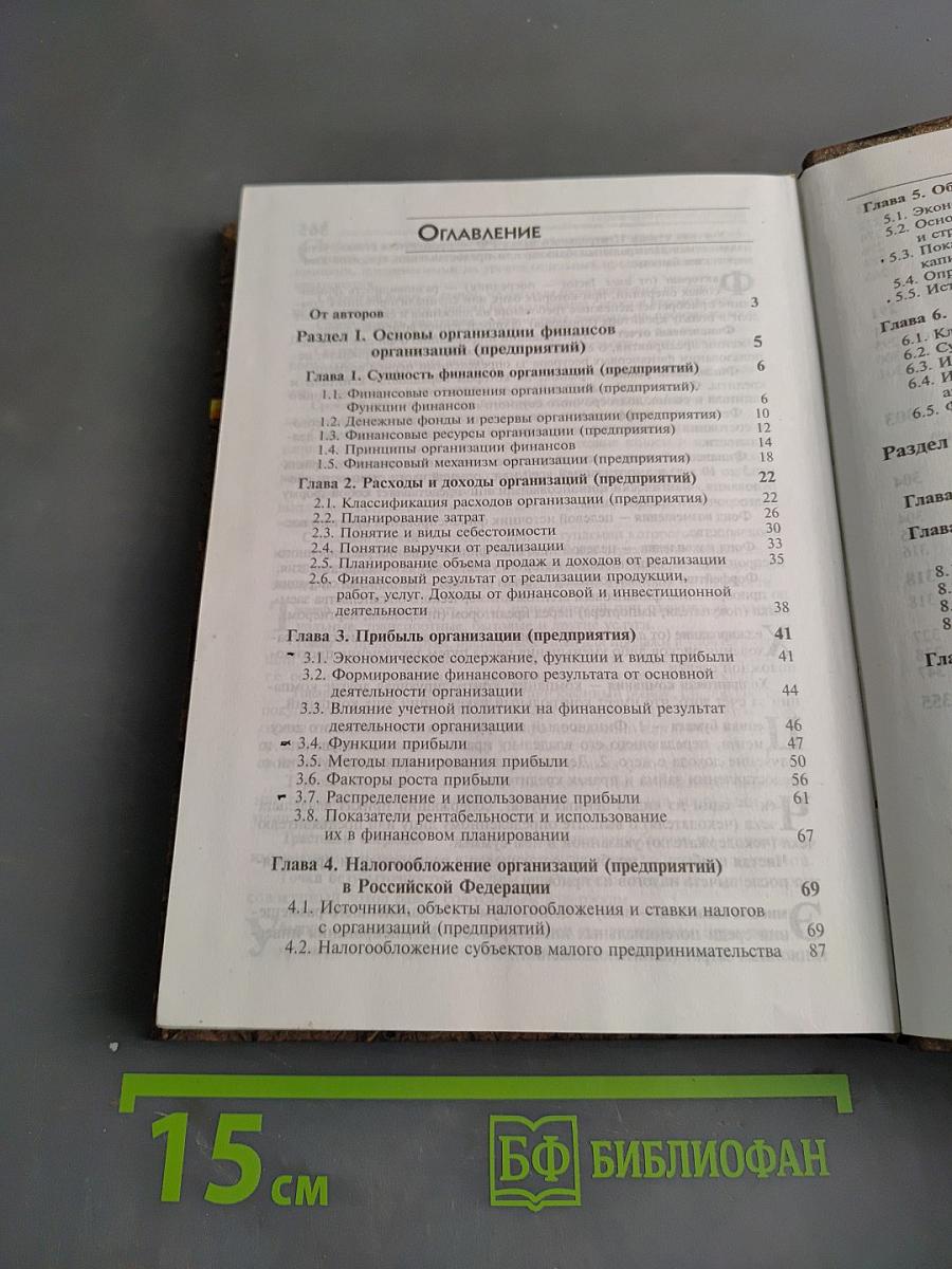 Финансы организаций (предприятий)