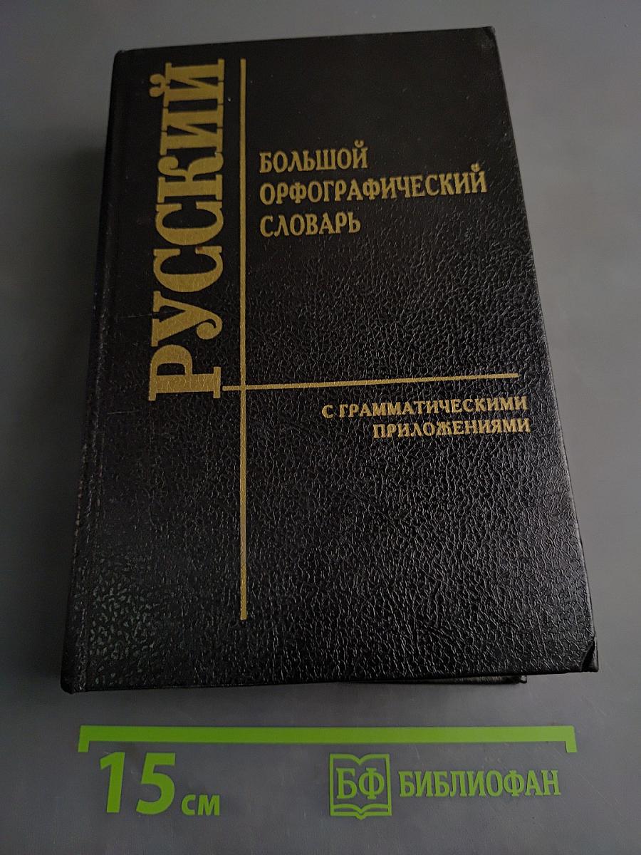 Большой орфографический словарь русского языка