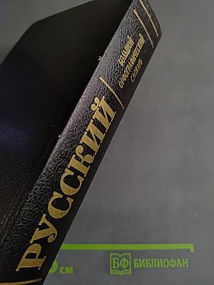 Большой орфографический словарь русского языка