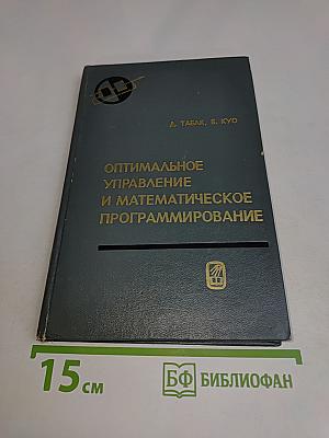 Оптимальное управление и математическое программирование