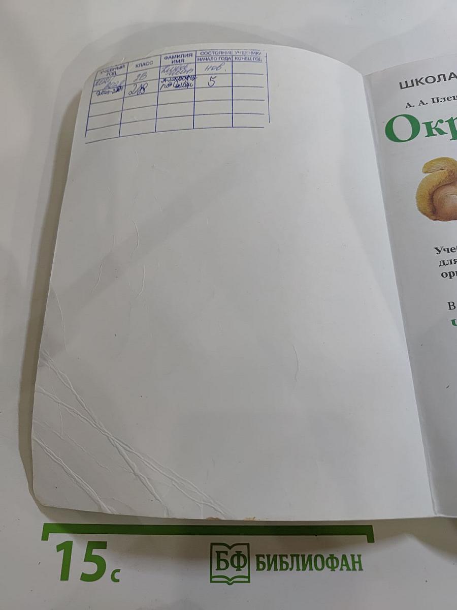 Окружающий мир 2 класс Часть 1