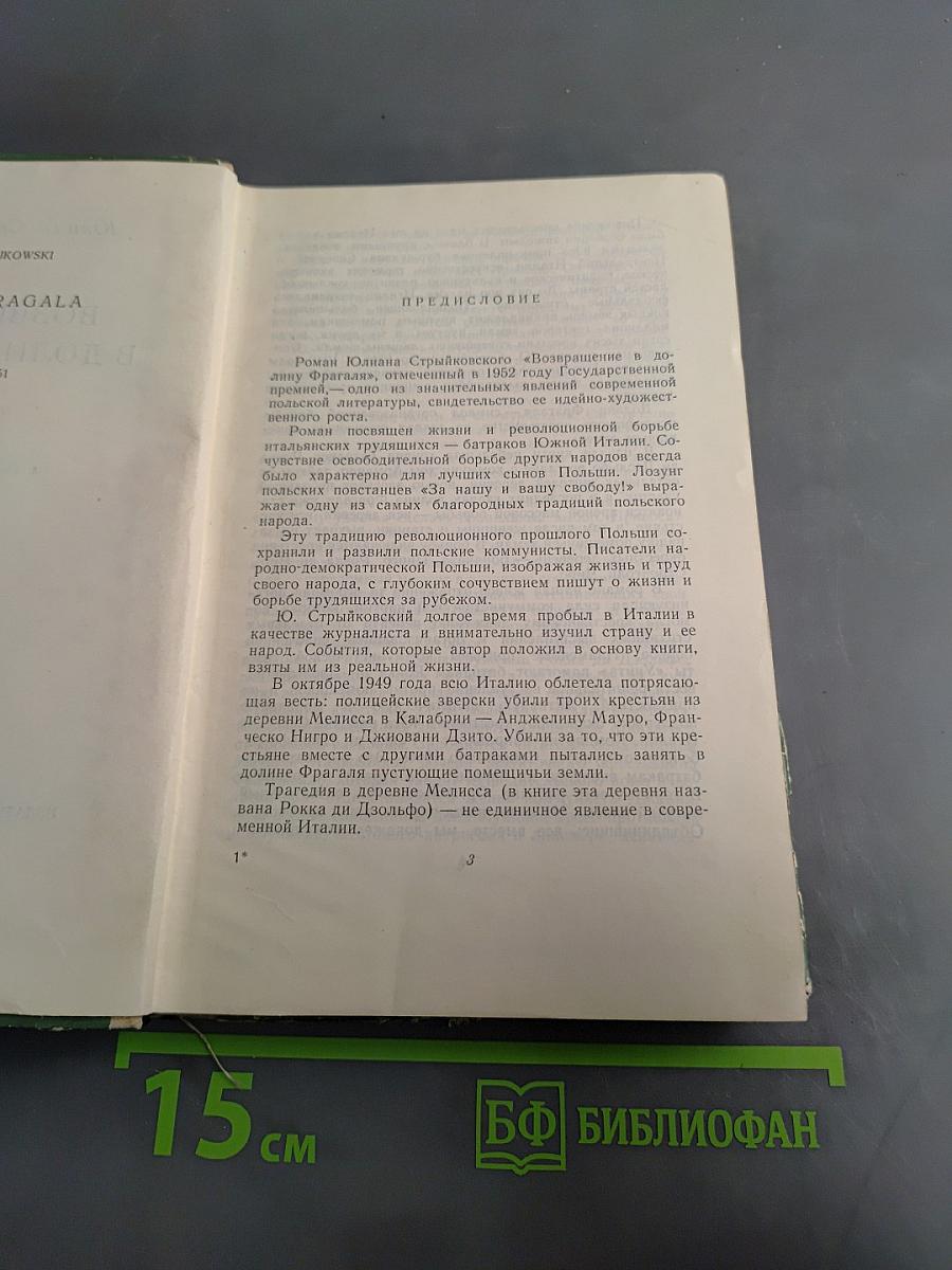 Возвращение в долину Фрагаля