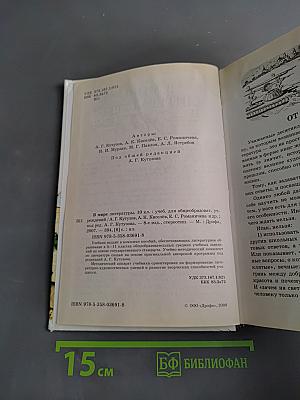 В мире литературы. 10 класс. Учебник для общеобразовательных учреждений