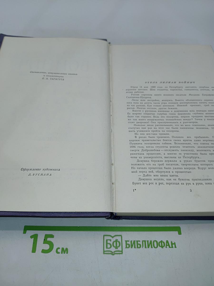 Избранные произведения в двух томах. Том первый. Овод. Оливия Лэтам. Письма
