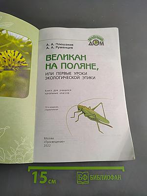 Великан на поляне, или первые уроки экологической этики