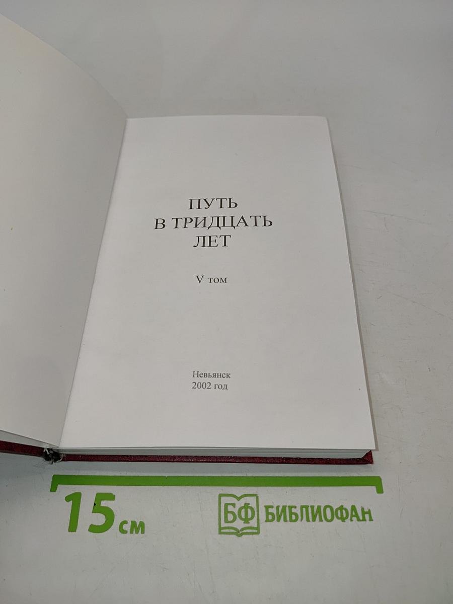 Путь в тридцать лет. Том 6
