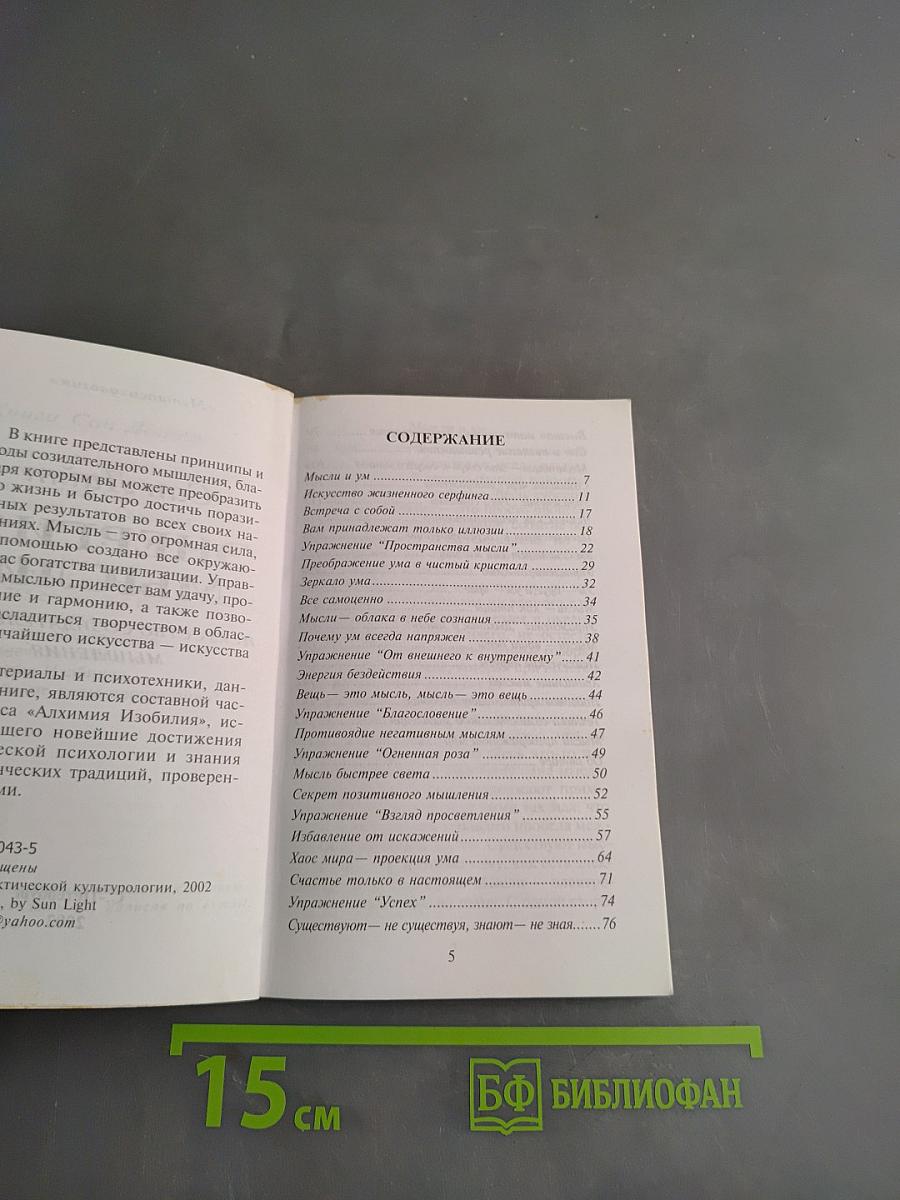 Энергия мысли. Искусство созидательного мышления