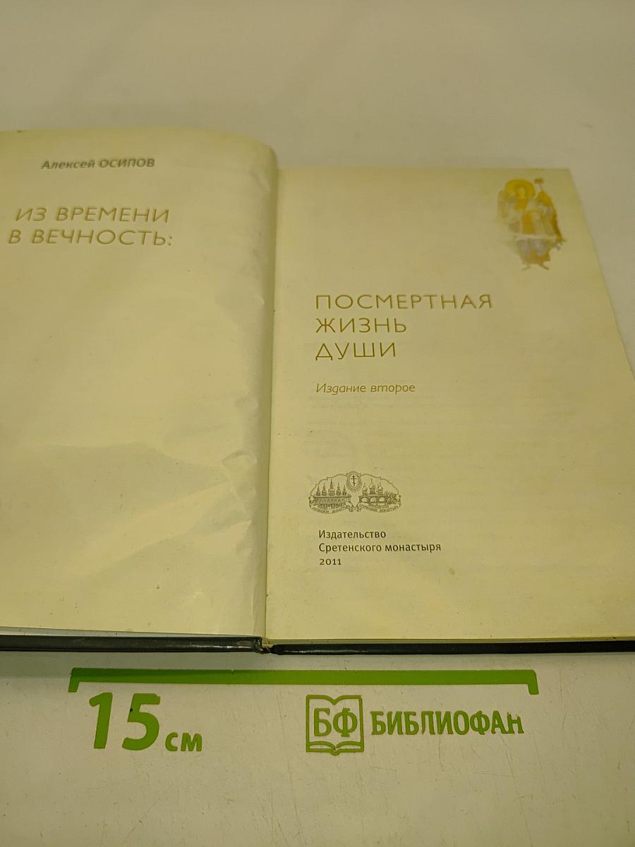 Из времени в вечность: посмертная жизнь души