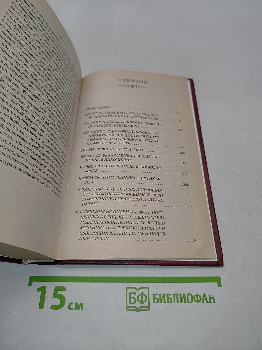 Житие и чудеса святого великомученика и целителя Пантелеимона