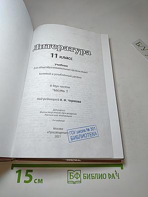 Литература 11 класс. Часть 1