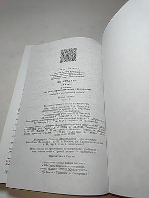 Литература 11 класс. Часть 1