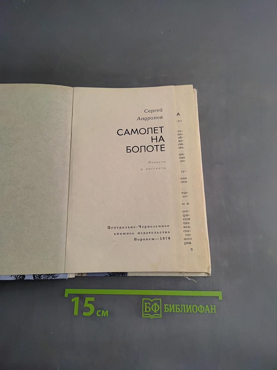 Самолет на болоте