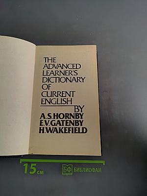 The Advanced Learner's Dictionary of Current English