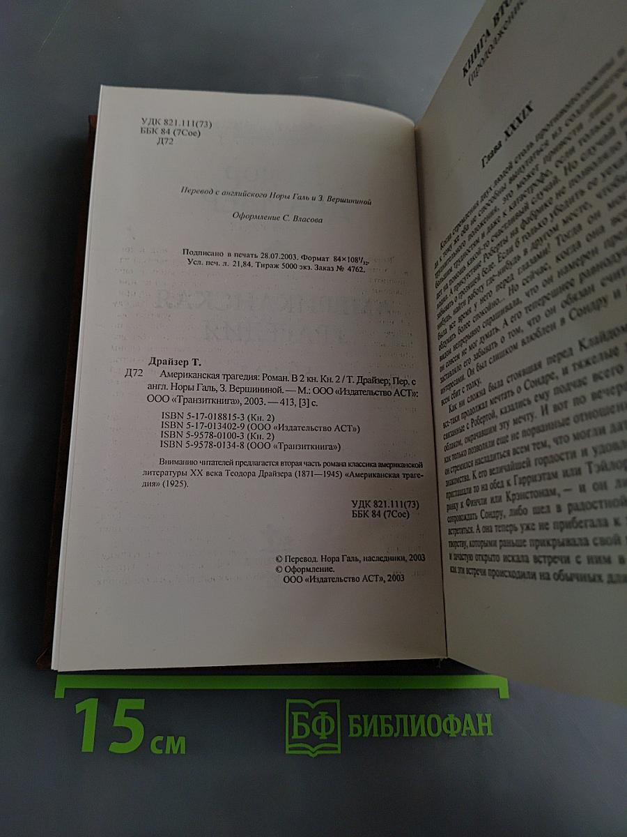 Американская трагедия. Книга 2