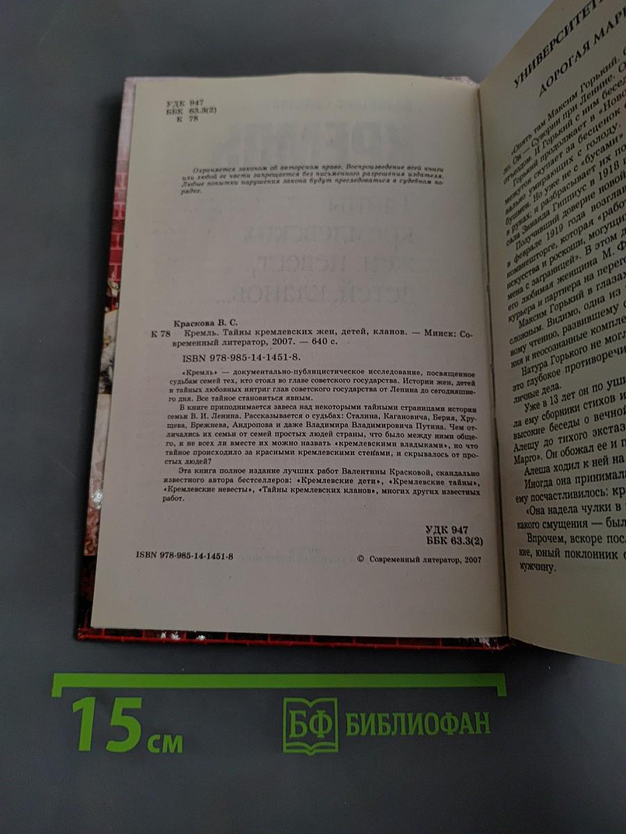 Кремль. Тайны кремлевских жен, невест, детей, кланов...