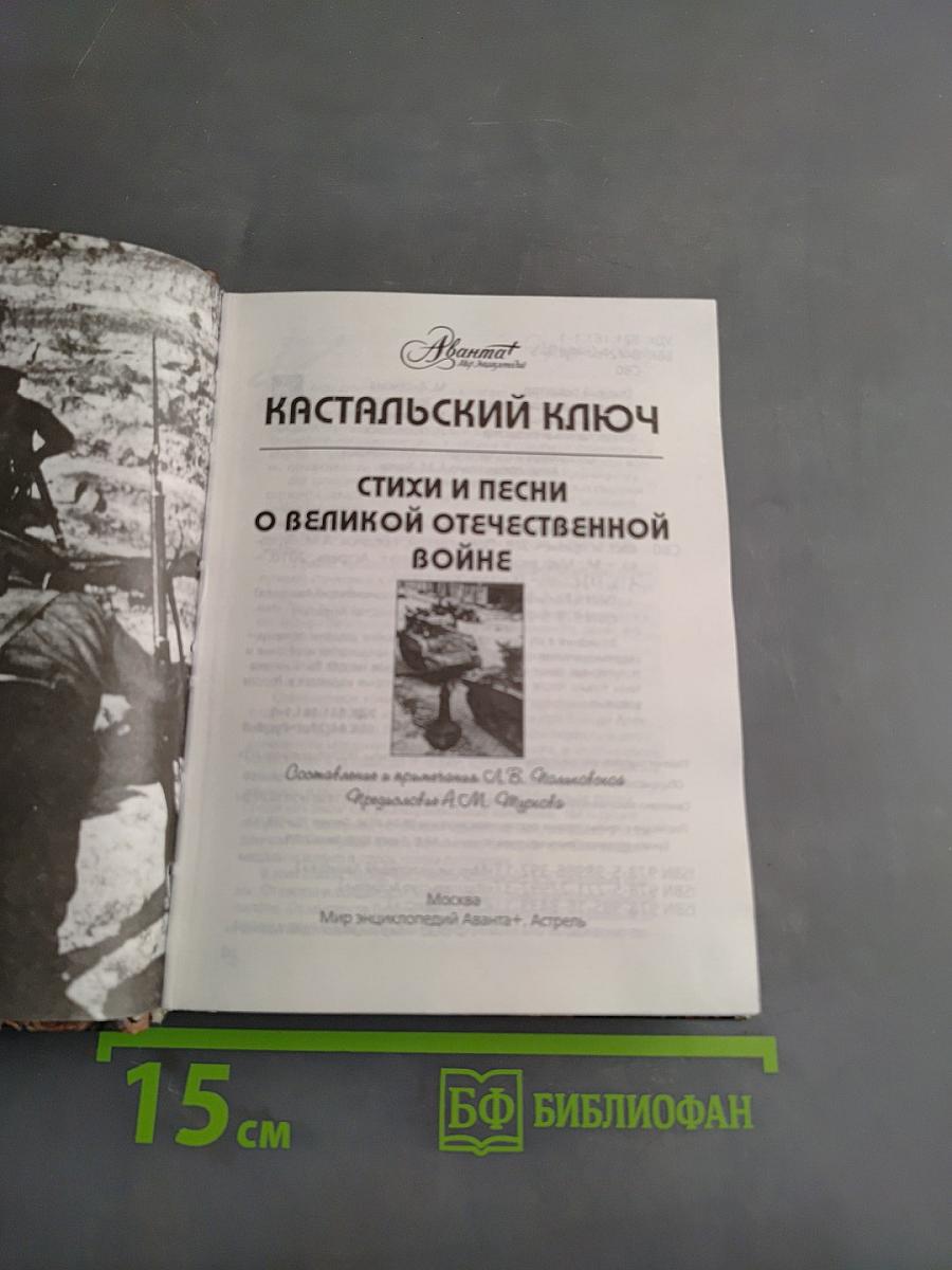 Кастальский ключ: Стихи и песни о Великой Отечественной войне