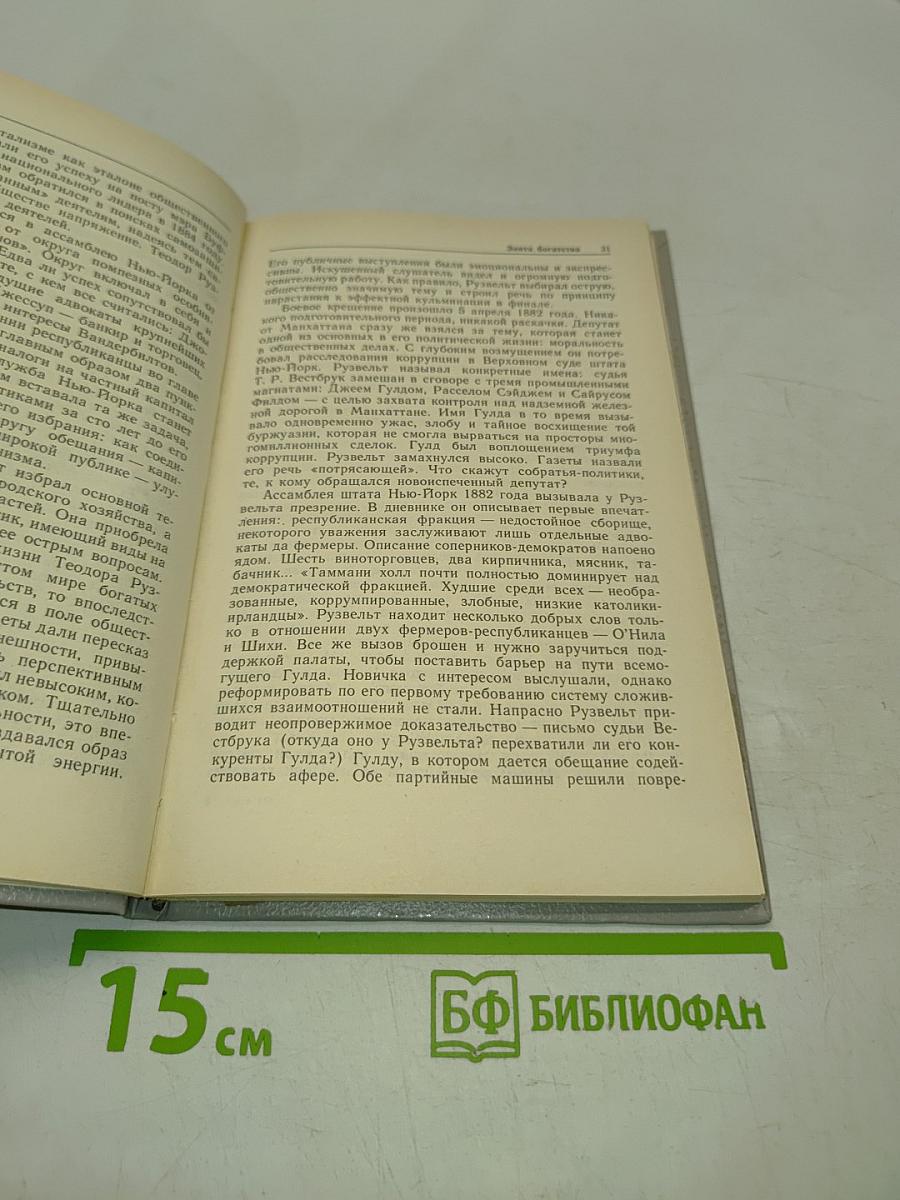 Теодор Рузвельт. Политический портрет